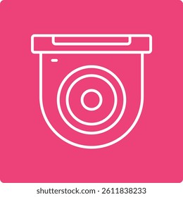 Security Camera vector icon. Can be used for printing, mobile and web applications.