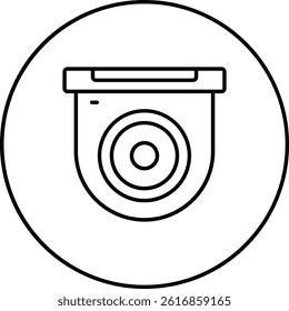 Security Camera vector icon. Can be used for printing, mobile and web applications.