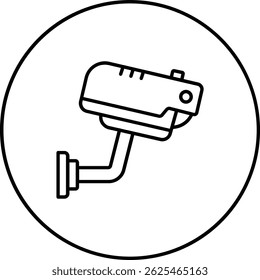 Security Camera vector icon. Can be used for printing, mobile and web applications.