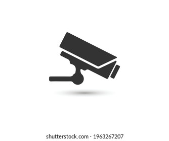 Security camera vector icon, cctv