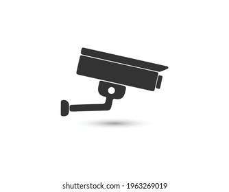 Security camera vector icon, cctv