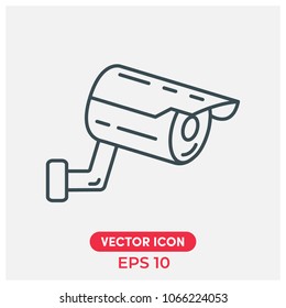 Security Camera Vector Icon Illustration For Web And Mobile App.Ui/Ux