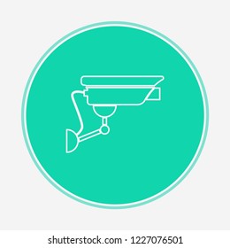 Security camera vector icon sign symbol