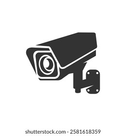 Security camera vector, video surveillance, cctv sign