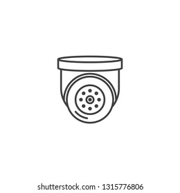 Security camera, video surveillance, CCTV vector icon illustration