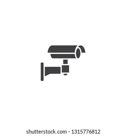 Security camera, video surveillance, CCTV vector icon illustration
