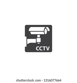 Security camera, video surveillance, CCTV vector icon illustration
