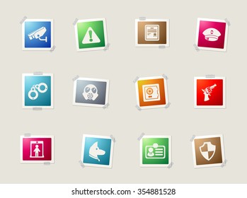 Security card icons for web