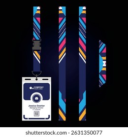 security, card, identity, id, corporate, badge, pass, business, company, design, name, blank, lanyard, event, isolated, identification, white, tag, template, office, plastic, ribbon, holder, branding,