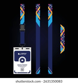 seguridad, tarjeta, identidad, identificación, corporativo, insignia, pase, negocio, empresa, diseño, nombre, en blanco, cordón, evento, aislado, Identificación, blanco, Plantilla, oficina, plástico, cinta, titular, marca,
