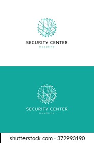 Security Center Logo Template.