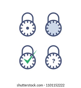 Security check flat icon