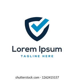 security check icon, logotype vector, protect shield icon vector, shield check mark icon vector