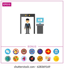 Security Check Vector Icon