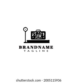 security checkpoint logo icon design template modern vector illustration