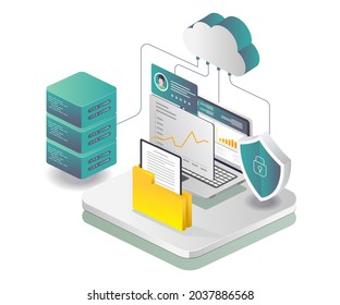 
Security cloud server data analysis