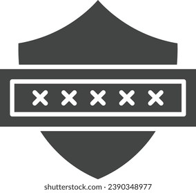 Security Code icon vector image. Suitable for mobile application web application and print media.