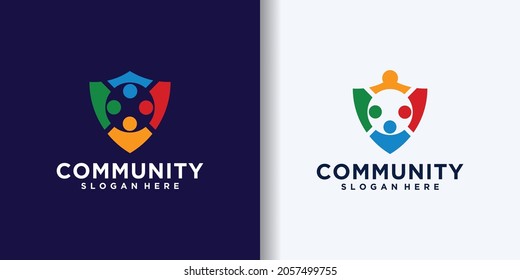 security community logo collection logo team