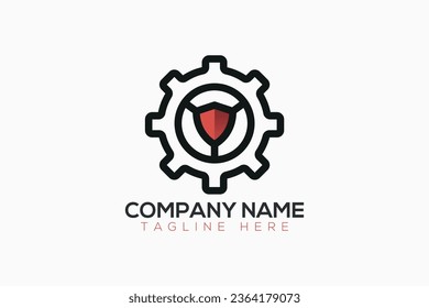 Security company logo design template  
