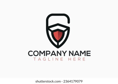 Security company logo design template  