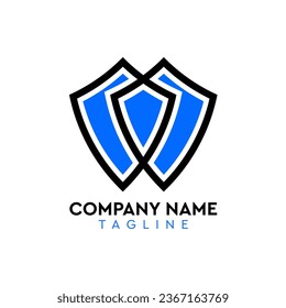 Security company logo ready to use. Abstract symbol of security. Shield logo. Shield icon. Security logo.