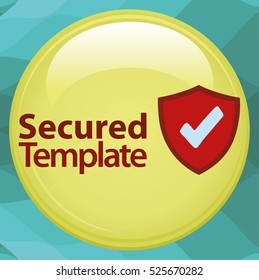 Security company logo ready to use. Abstract symbol of securit.