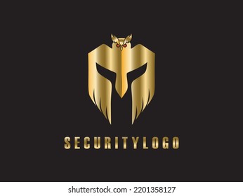 Security company logo. SPARTAN helmet and the owl logo concepts.