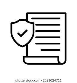 Security Compliance line icon , vector, pixel perfect, illustrator file