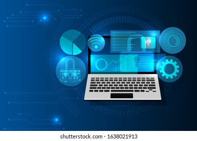 security computer science technology abstract background. safety and protection from cyber. privacy data abstract.