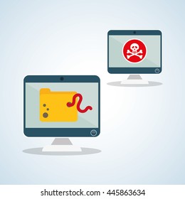 Security concept with icon design, vector illustration 10 eps graphic.