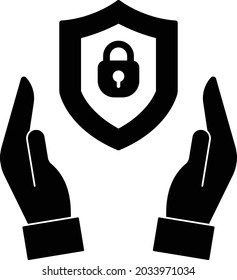 Security concept Vector icon that can easily modify or edit