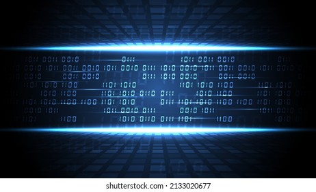 Security cyber digital code Abstract technology background protect system innovation concept vector illustration
