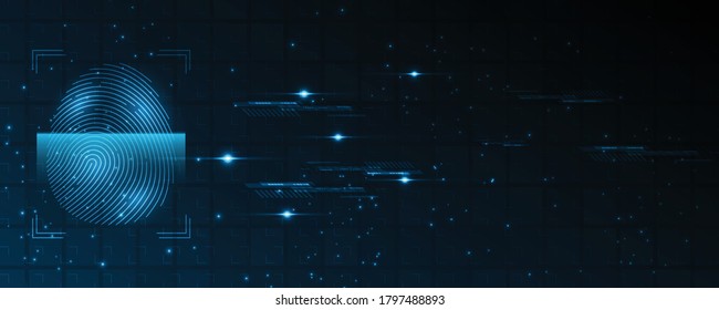 Concepto digital de seguridad Resumen Antecedentes de la tecnología de abstracto proteger la innovación del sistema ilustración vectorial
