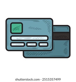 Segurança Cyber Ilustração Colorido - Cartão