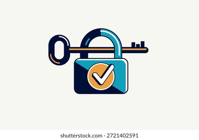 Security and cybersecurity vector detailed icon.