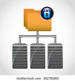 security data design, vector illustration eps10 graphic 