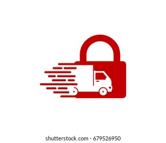 Security Delivery Icon Logo Design Element