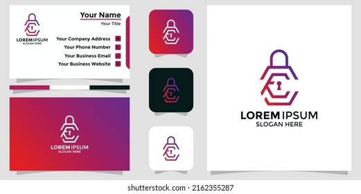 security design logo and branding card