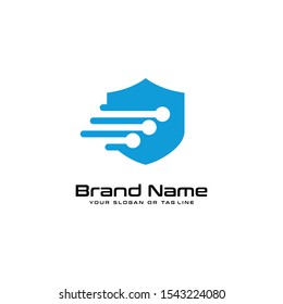 Security design logo modern vector template