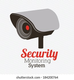 Security design over white background, vector illustration