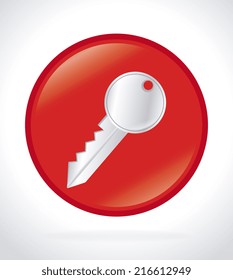 Security design over white background, vector illustration