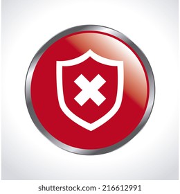 Security design over white background, vector illustration