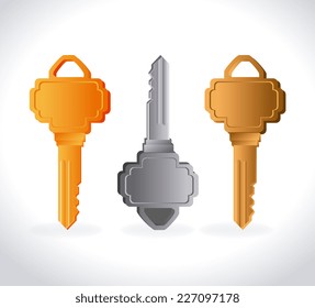 Security Design Over White Background Vector Stock Vector (Royalty Free ...