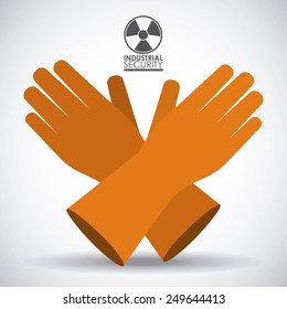 Security design over white background, vector illustration.