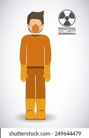 Security design over white background, vector illustration.