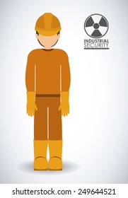 Security design over white background, vector illustration.