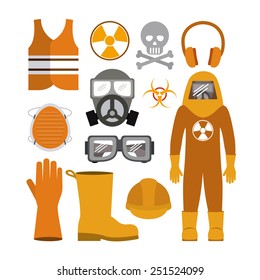 Security design over white background, vector illustration.