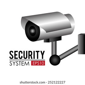 Security design over white background, vector illustration.