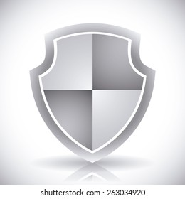 Security design over white background, vector illustration.