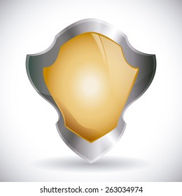 Security design over white background, vector illustration.